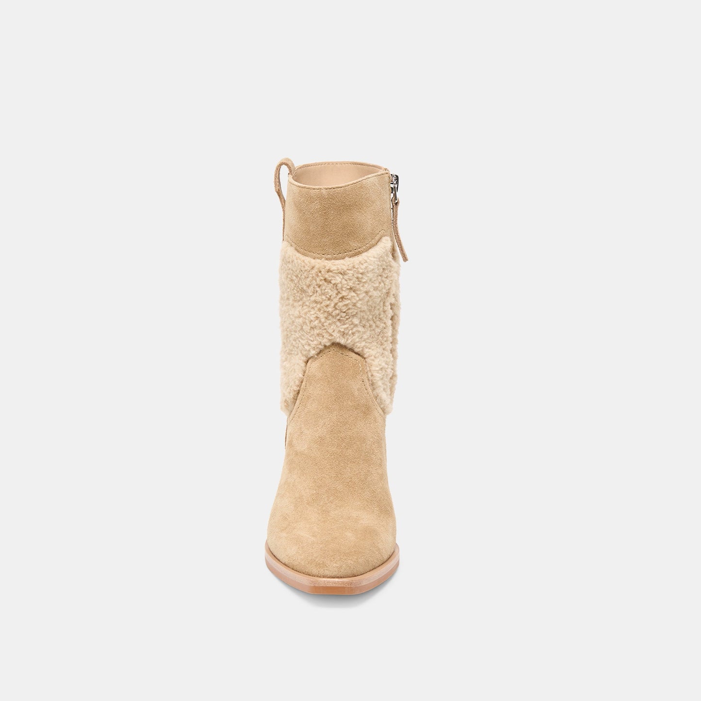 Salil Plush Dk Taupe Suede Boots - Dolce Vita