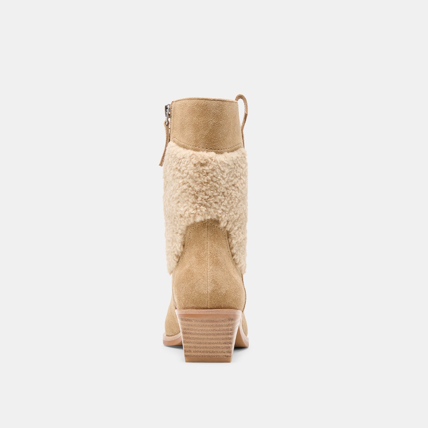 Salil Plush Dk Taupe Suede Boots - Dolce Vita