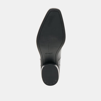 Faint H2O Waterproof Black Leather Booties - Dolce Vita