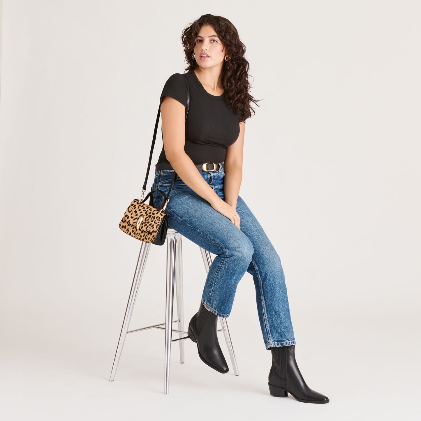 Faint H2O Waterproof Black Leather Booties - Dolce Vita