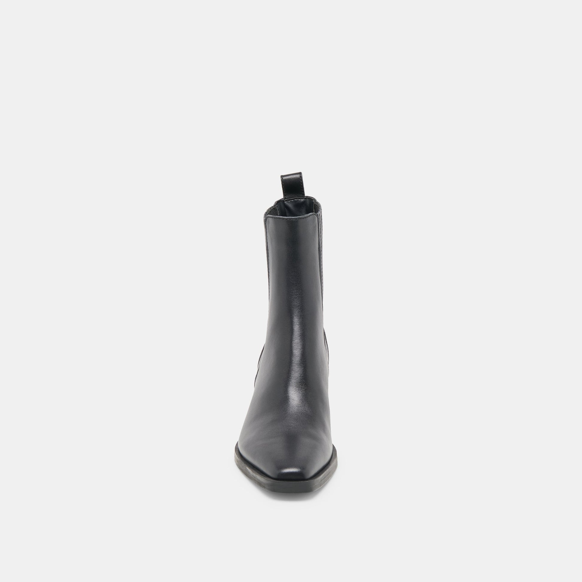 Faint H2O Waterproof Black Leather Booties - Dolce Vita