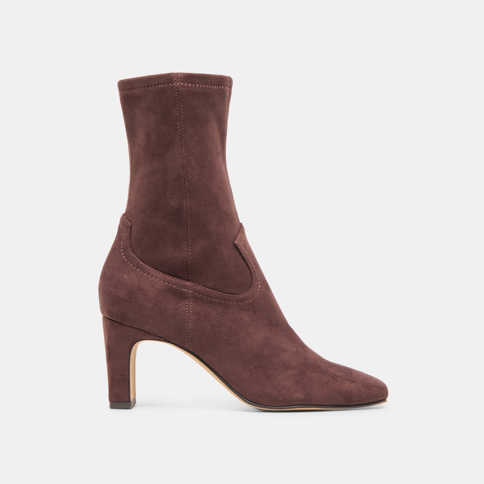 Roan Mahogany Stella Suede Boots - Dolce Vita