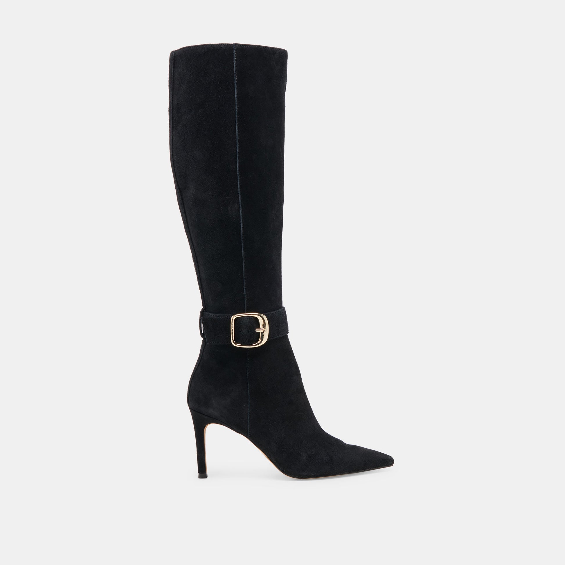 KINZY BOOTS ONYX SUEDE - Dolce Vita