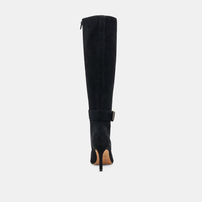 KINZY BOOTS ONYX SUEDE - Dolce Vita