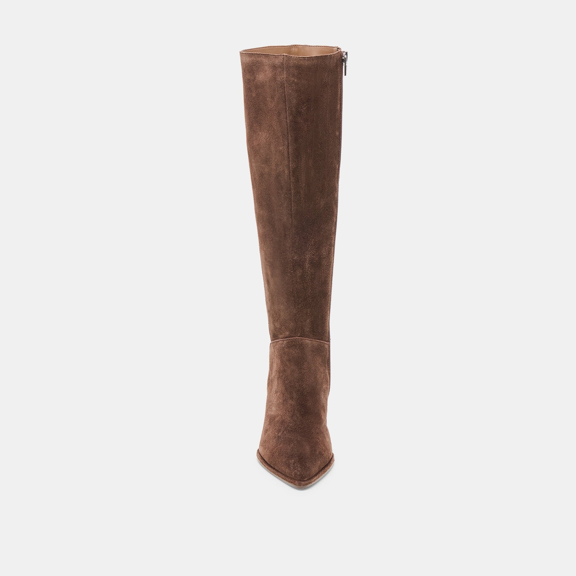 Aldy Dk Brown Suede Boots - Dolce Vita