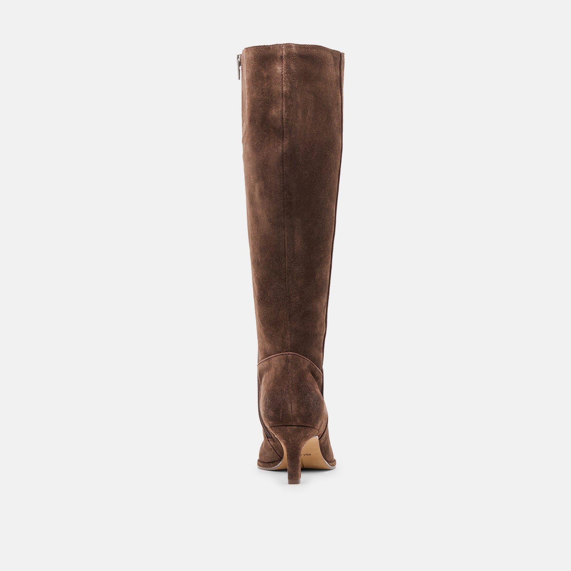 Aldy Dk Brown Suede Boots - Dolce Vita