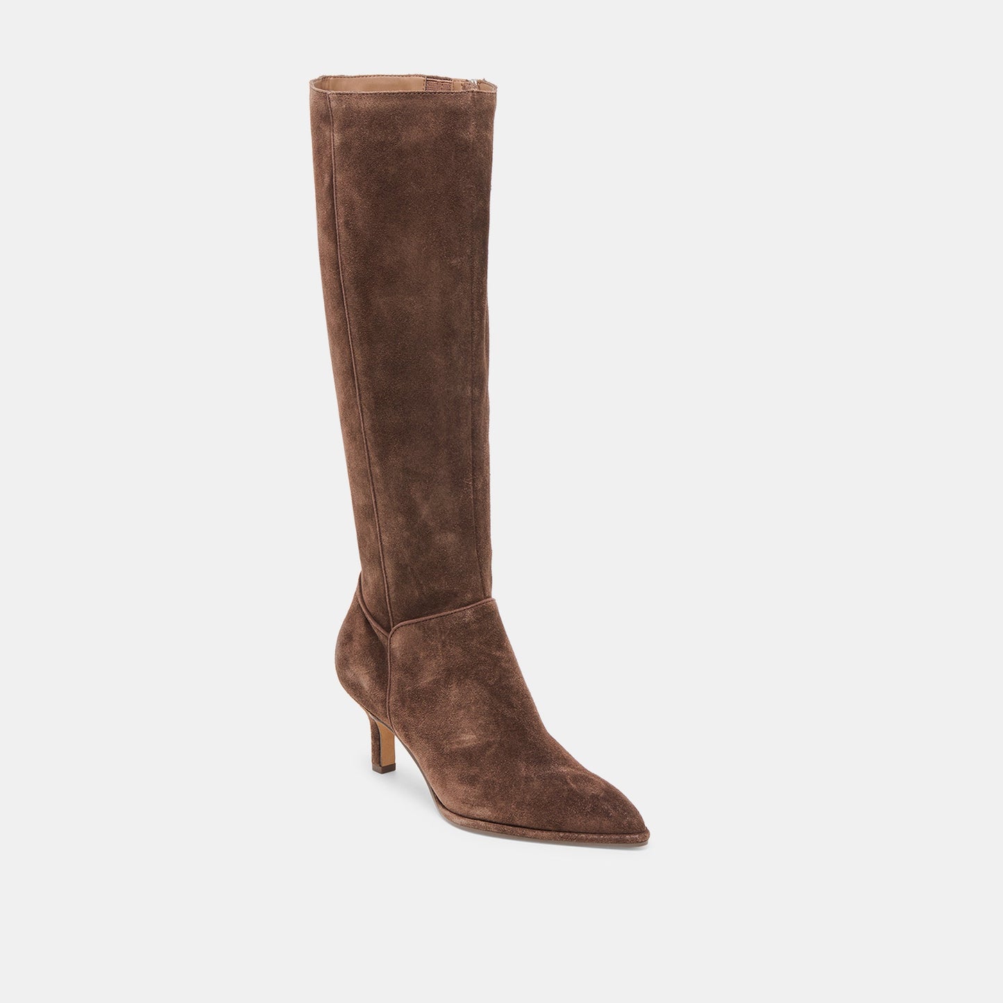 Aldy Dk Brown Suede Boots - Dolce Vita