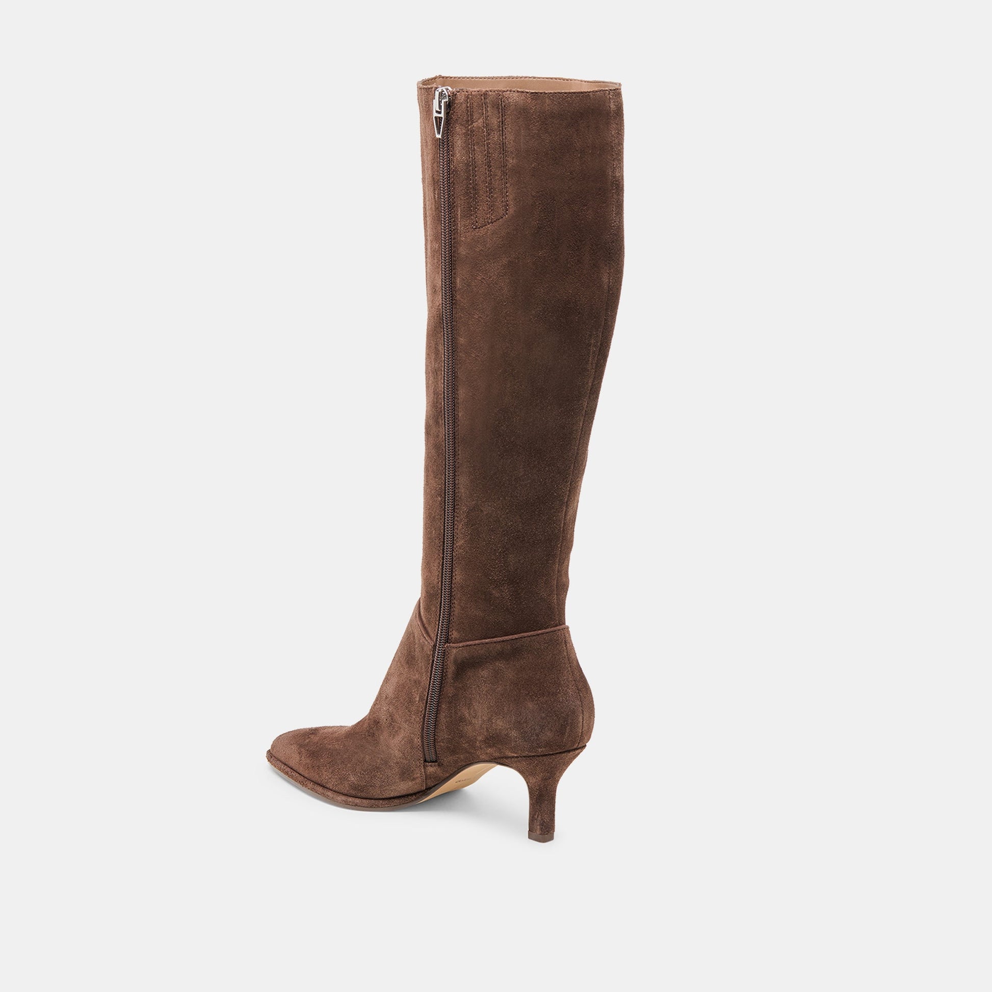 Aldy Dk Brown Suede Boots - Dolce Vita