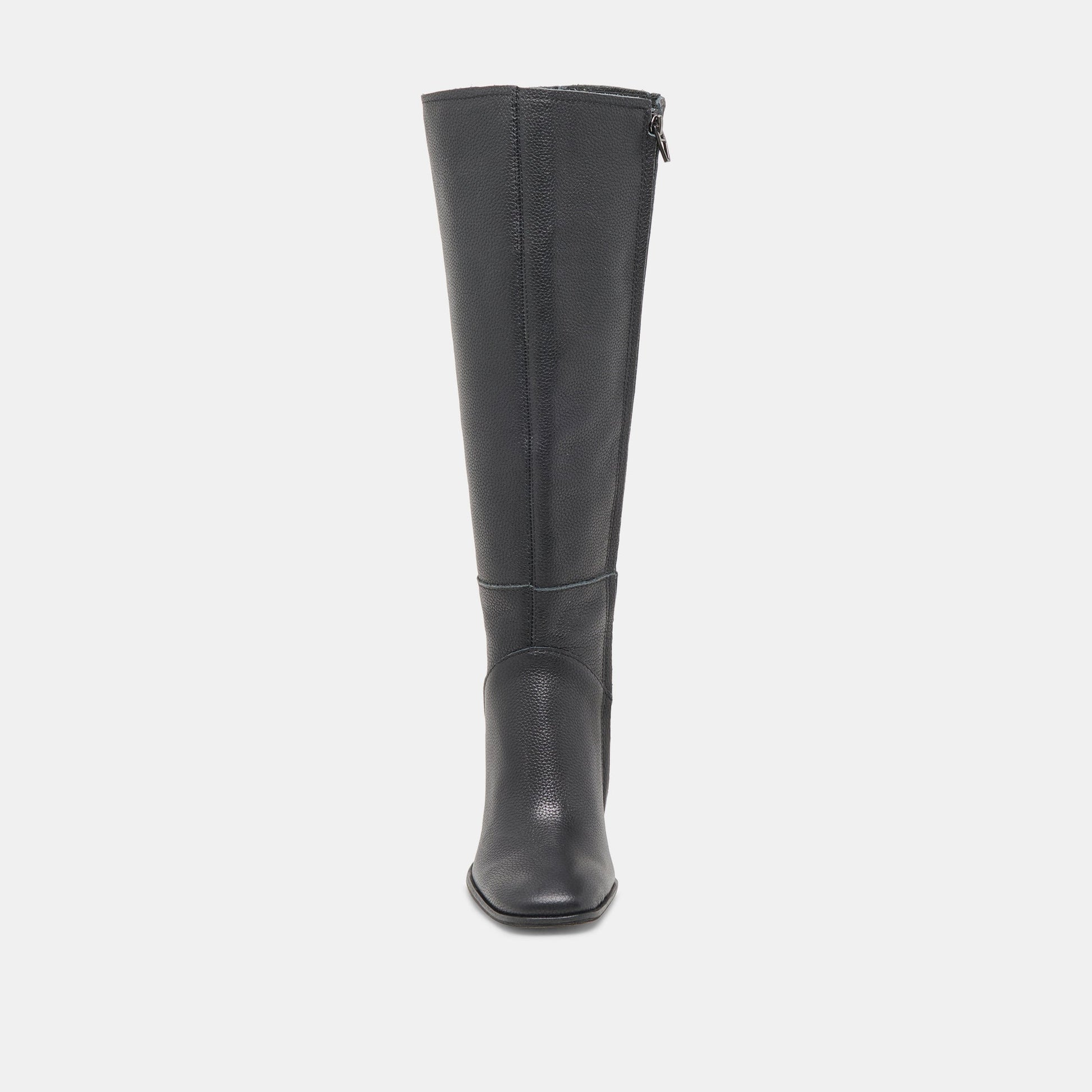 FYNN Wide Calf Boots Onyx Leather - Dolce Vita