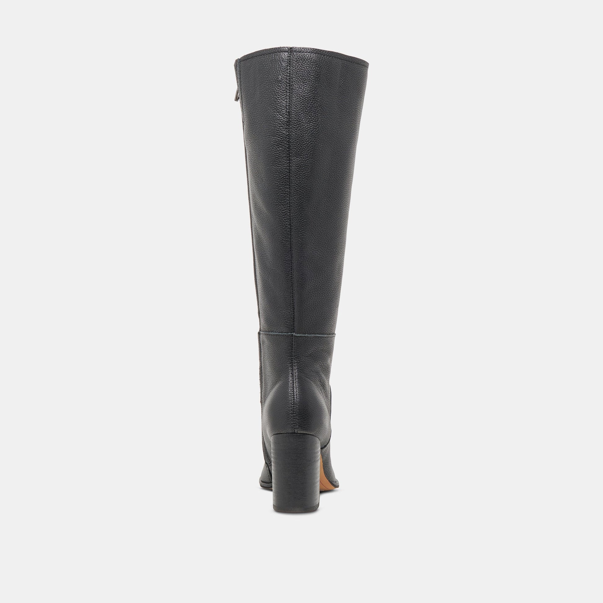 FYNN Wide Calf Boots Onyx Leather - Dolce Vita