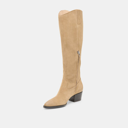 Virona H2O Waterproof Dk Taupe Suede Boots - Dolce Vita