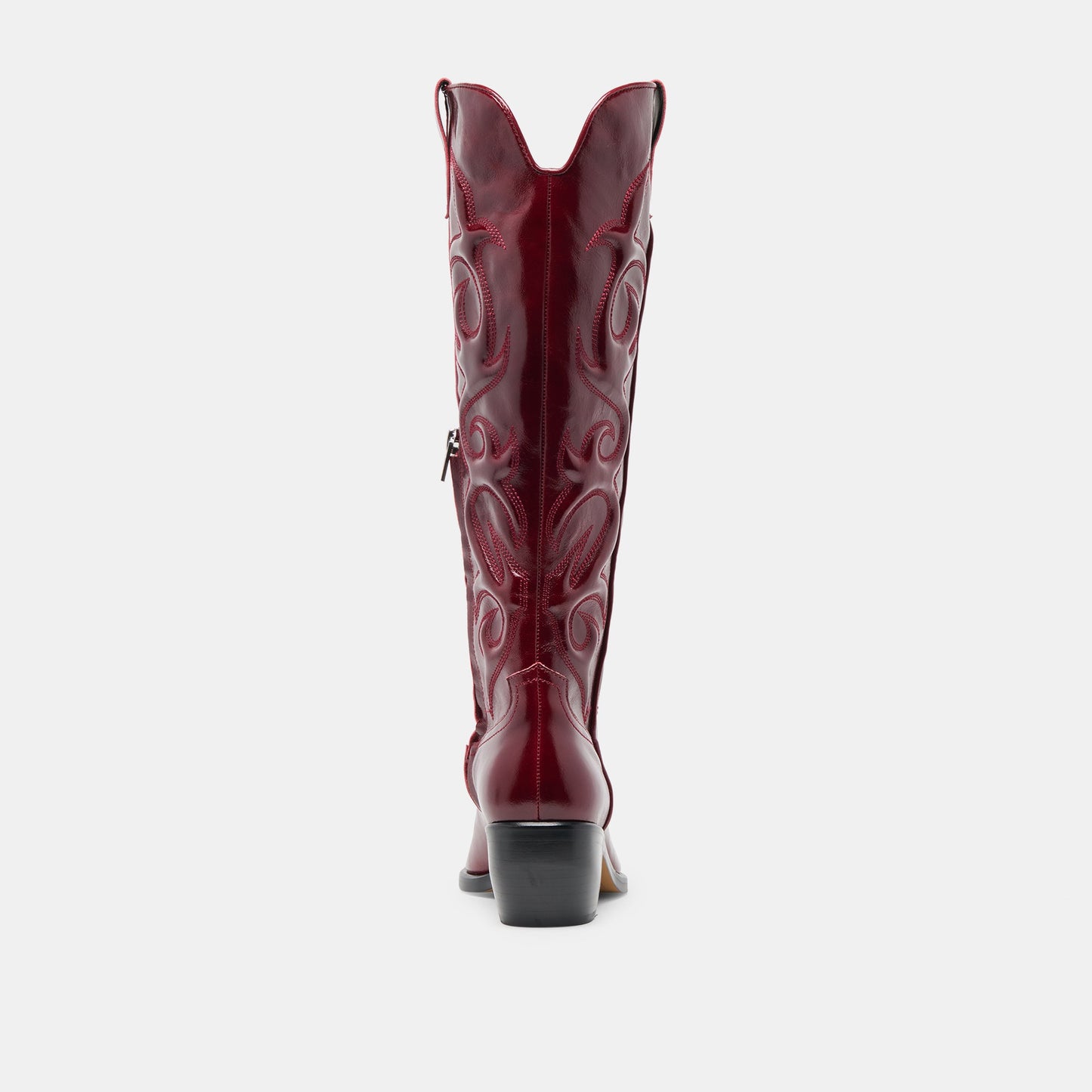 Mirla Oxblood Leather Boots - Dolce Vita