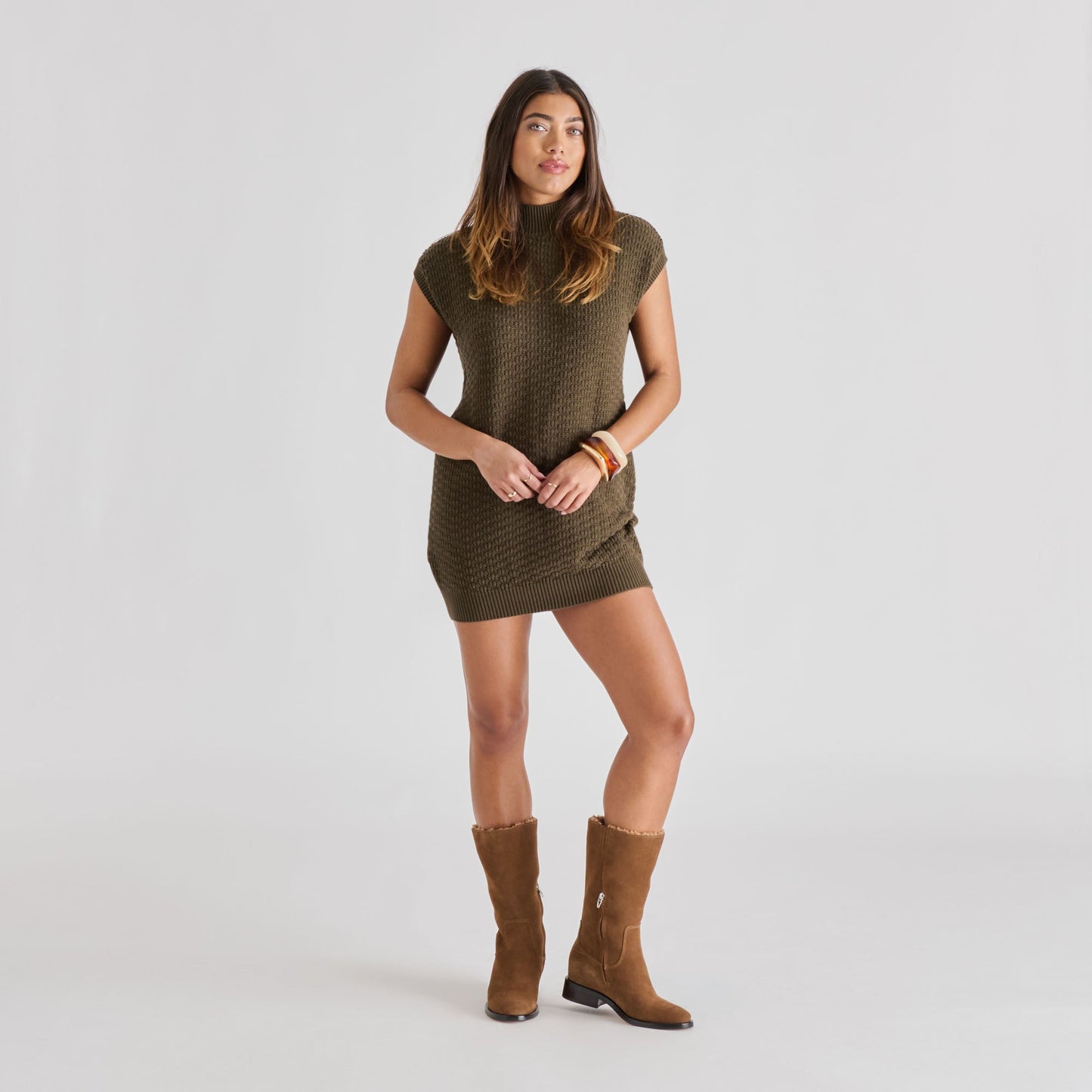 Kedra H2O Chestnut Suede Boots - Dolce Vita