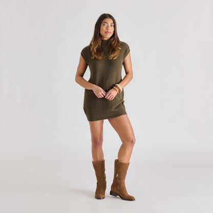Kedra H2O Chestnut Suede Boots - Dolce Vita