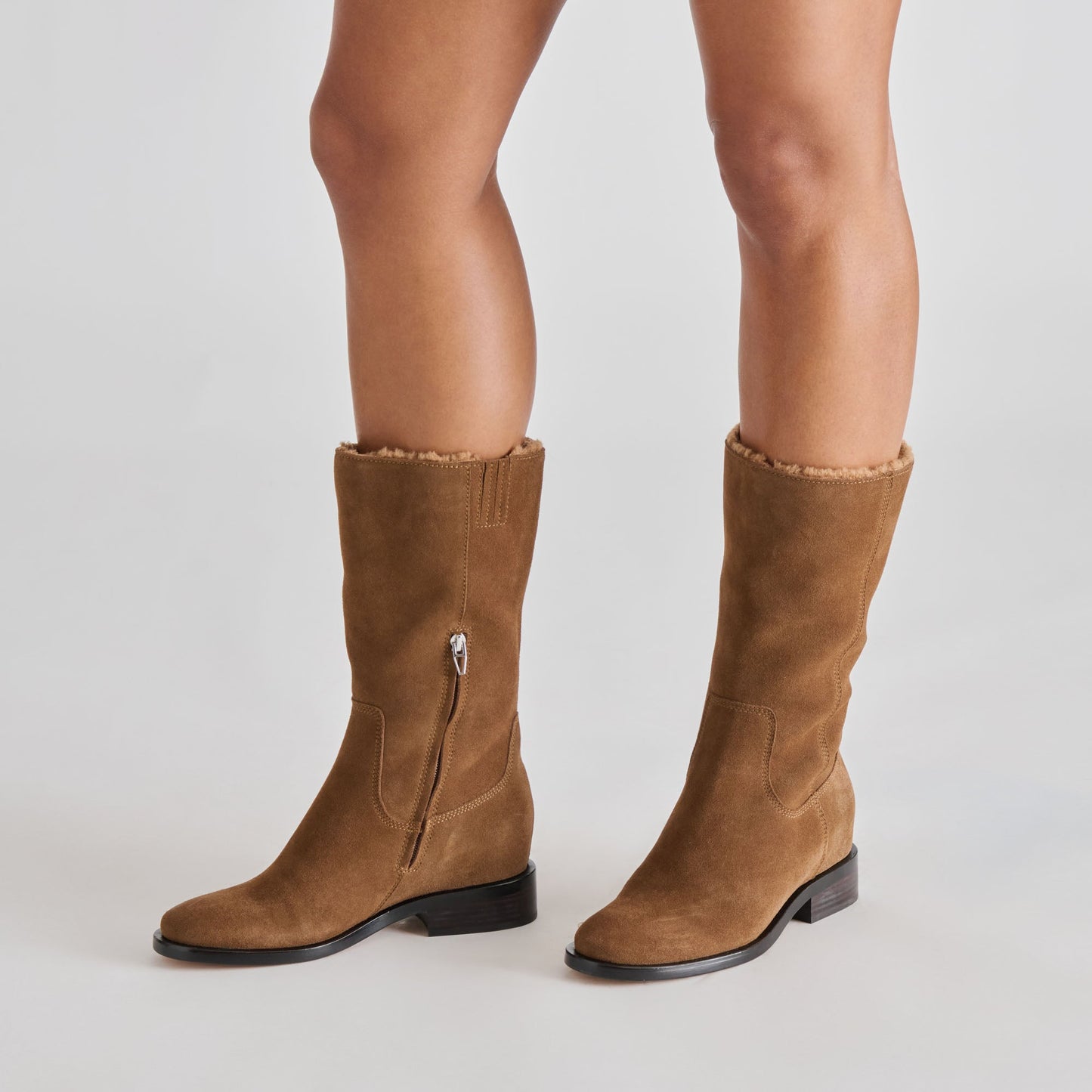 Kedra H2O Chestnut Suede Boots - Dolce Vita