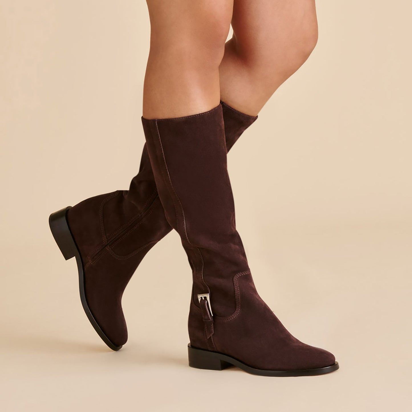 Kilian H2O Waterproof Mahogany Suede Boots - Dolce Vita