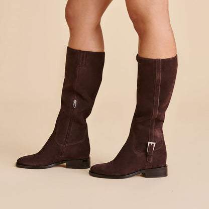 Kilian H2O Waterproof Mahogany Suede Boots - Dolce Vita