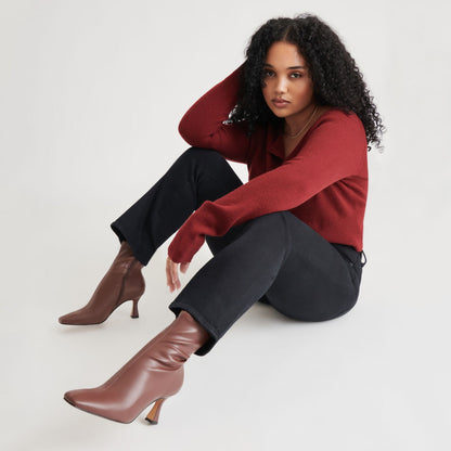 GLAMOR BOOTS CHOCOLATE STELLA - Dolce Vita