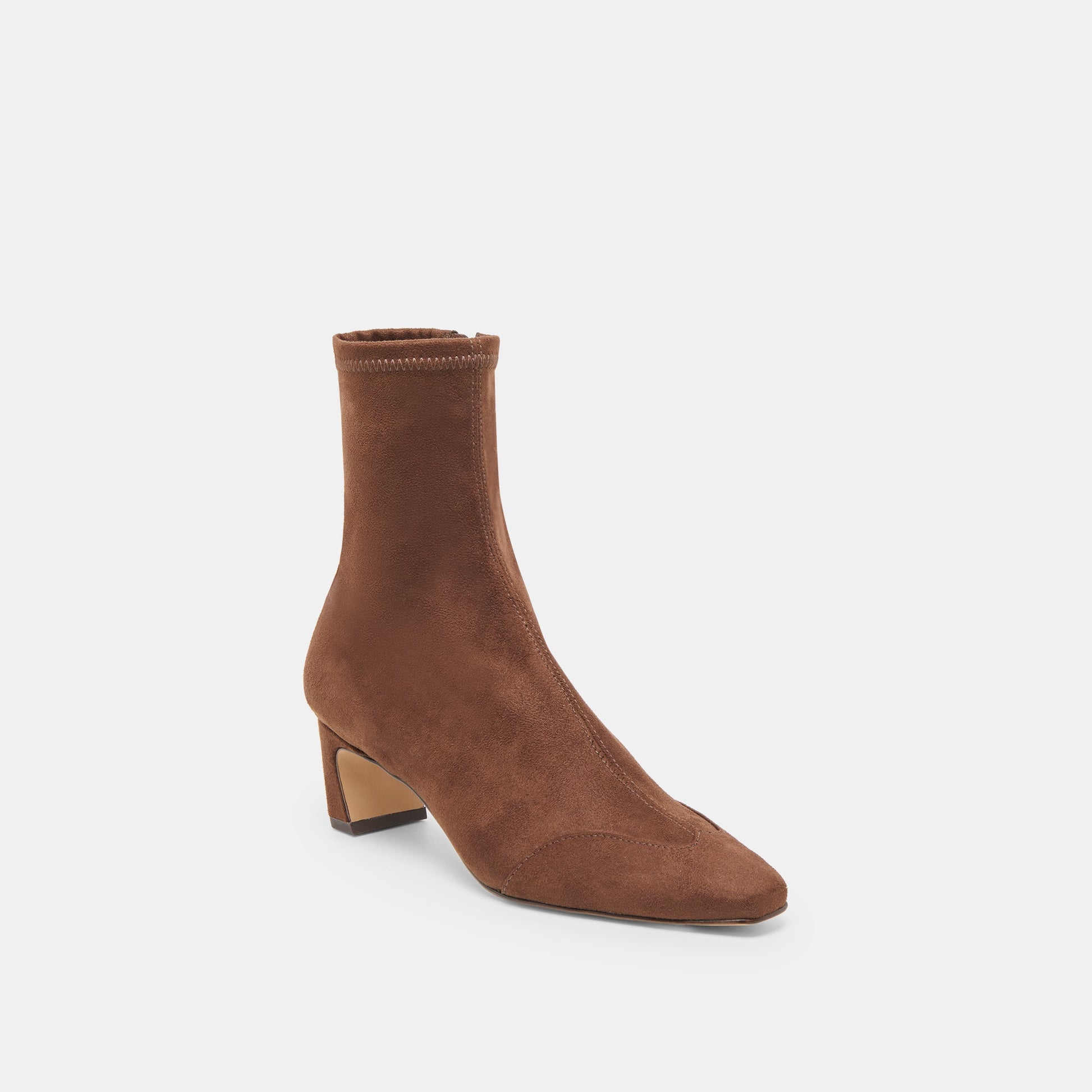Anika Dk Brown Stella Suede Boots - Dolce Vita