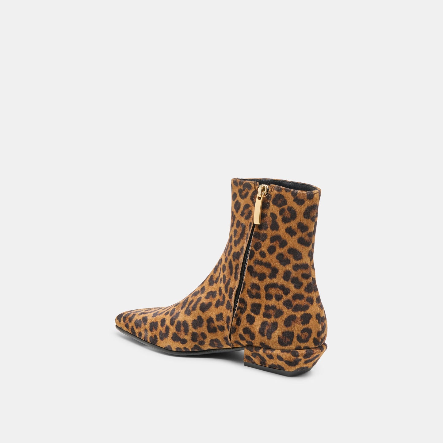 Joanie Leopard Printed Suede Booties - Dolce Vita