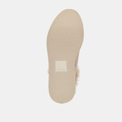 ARDY PLUSH H2O BOOTIES TAUPE SUEDE - Dolce Vita