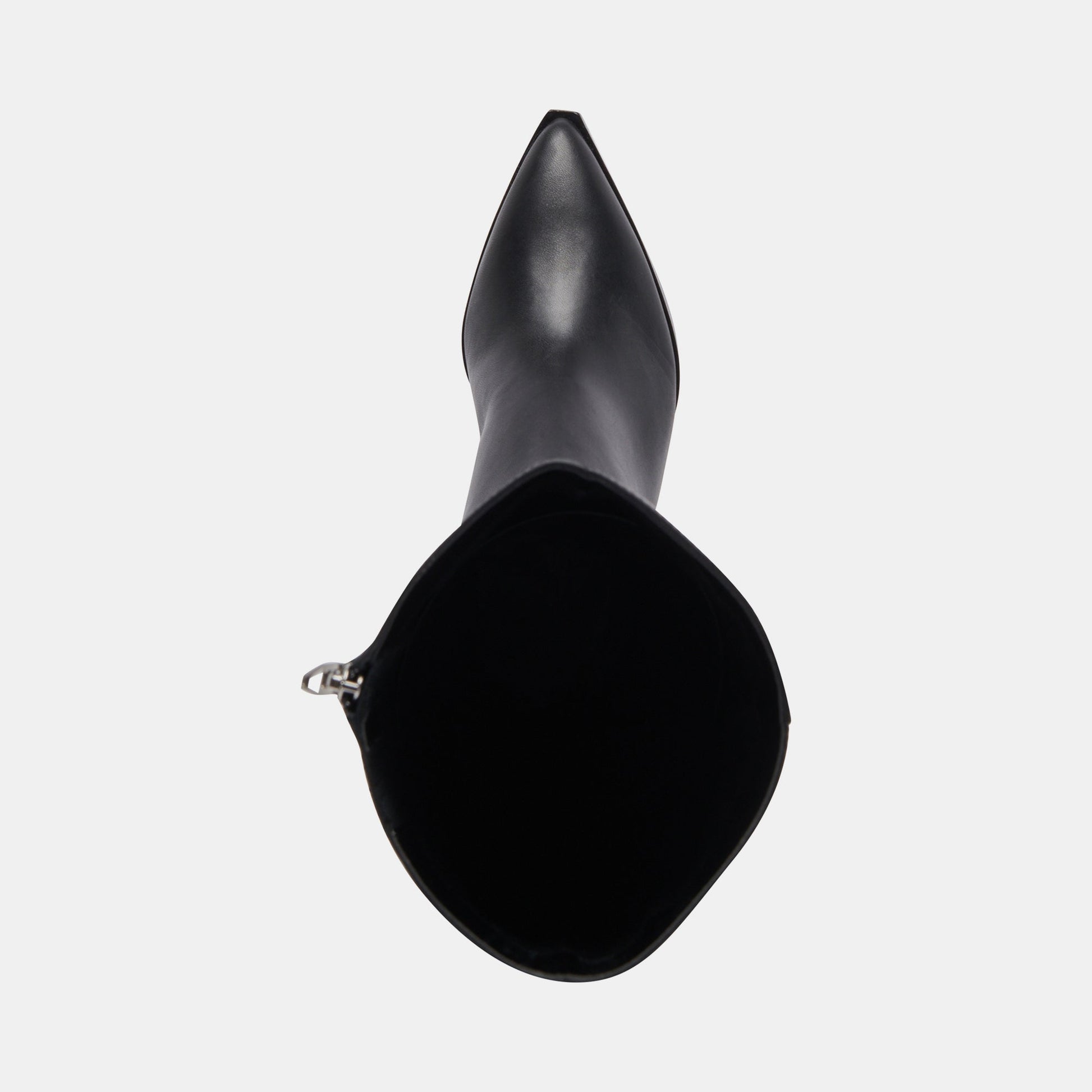 Auggie Black Leather Narrow Calf Boots - Dolce Vita