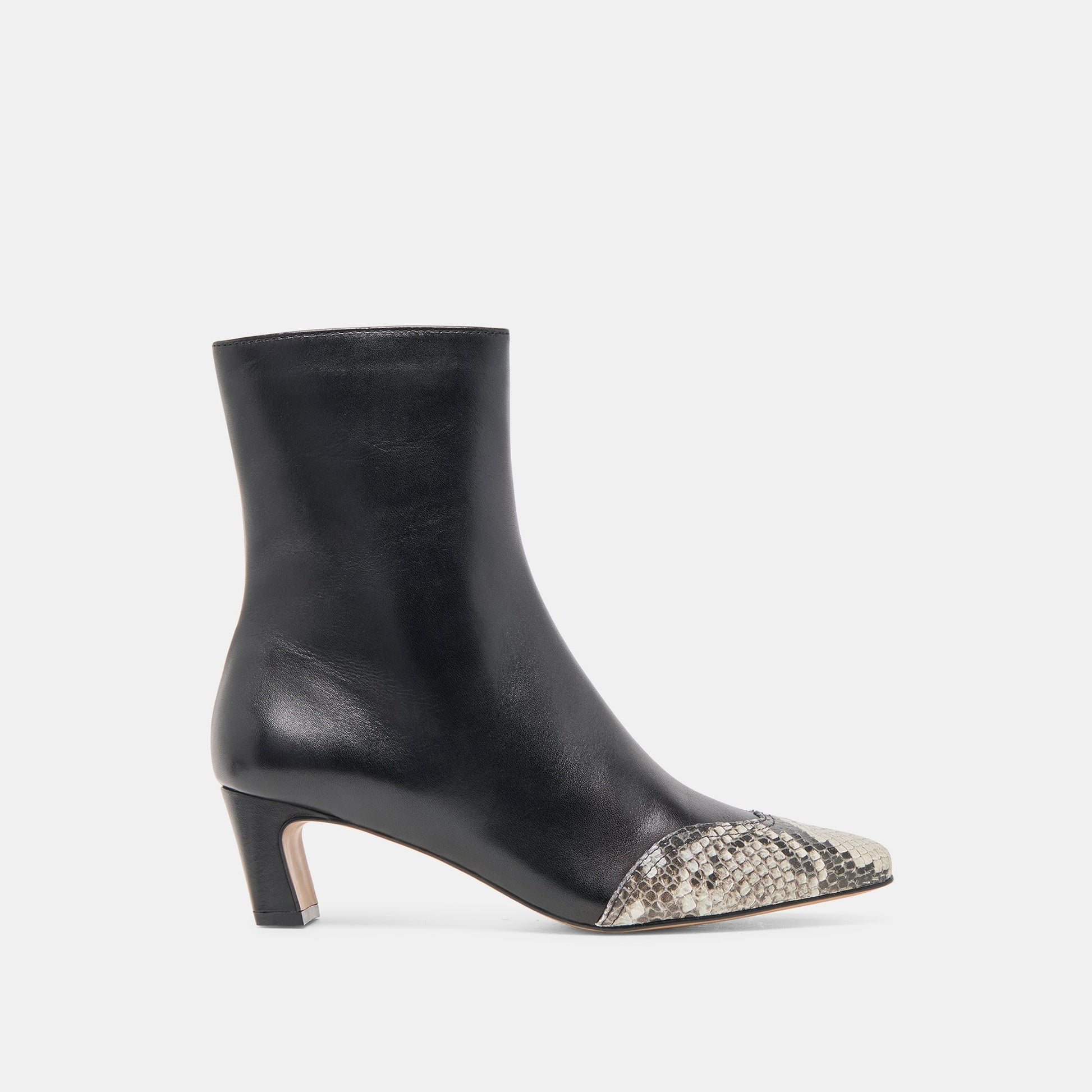 Anika Black Multi Leather Boots - Dolce Vita