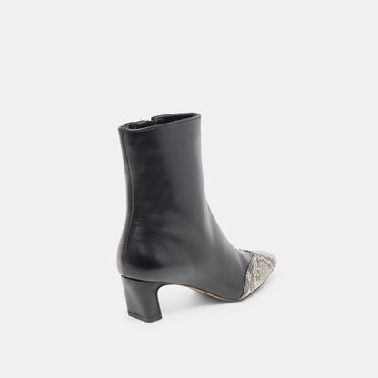Anika Black Multi Leather Boots - Dolce Vita