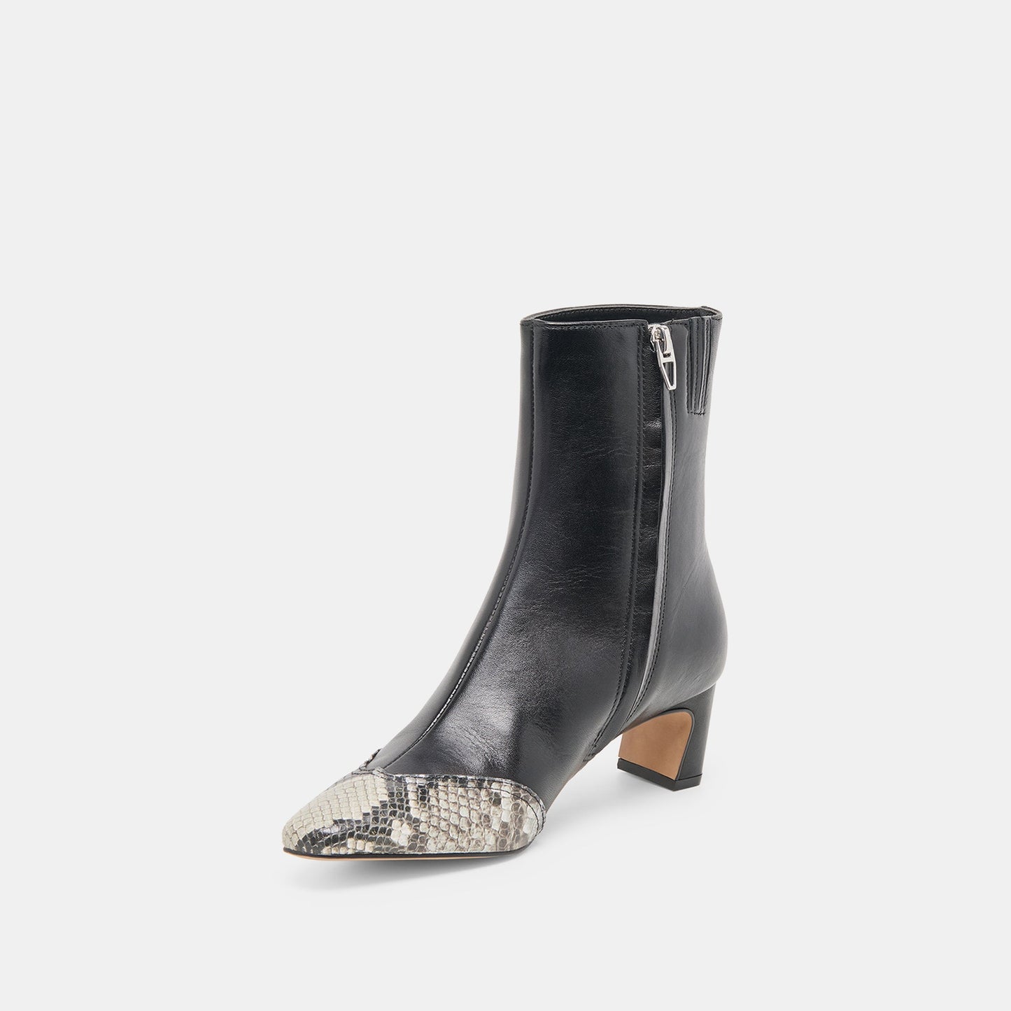Anika Black Multi Leather Boots - Dolce Vita