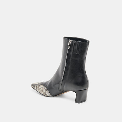Anika Black Multi Leather Boots - Dolce Vita