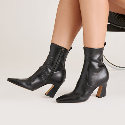 Linzey Black Stella Booties - Dolce Vita