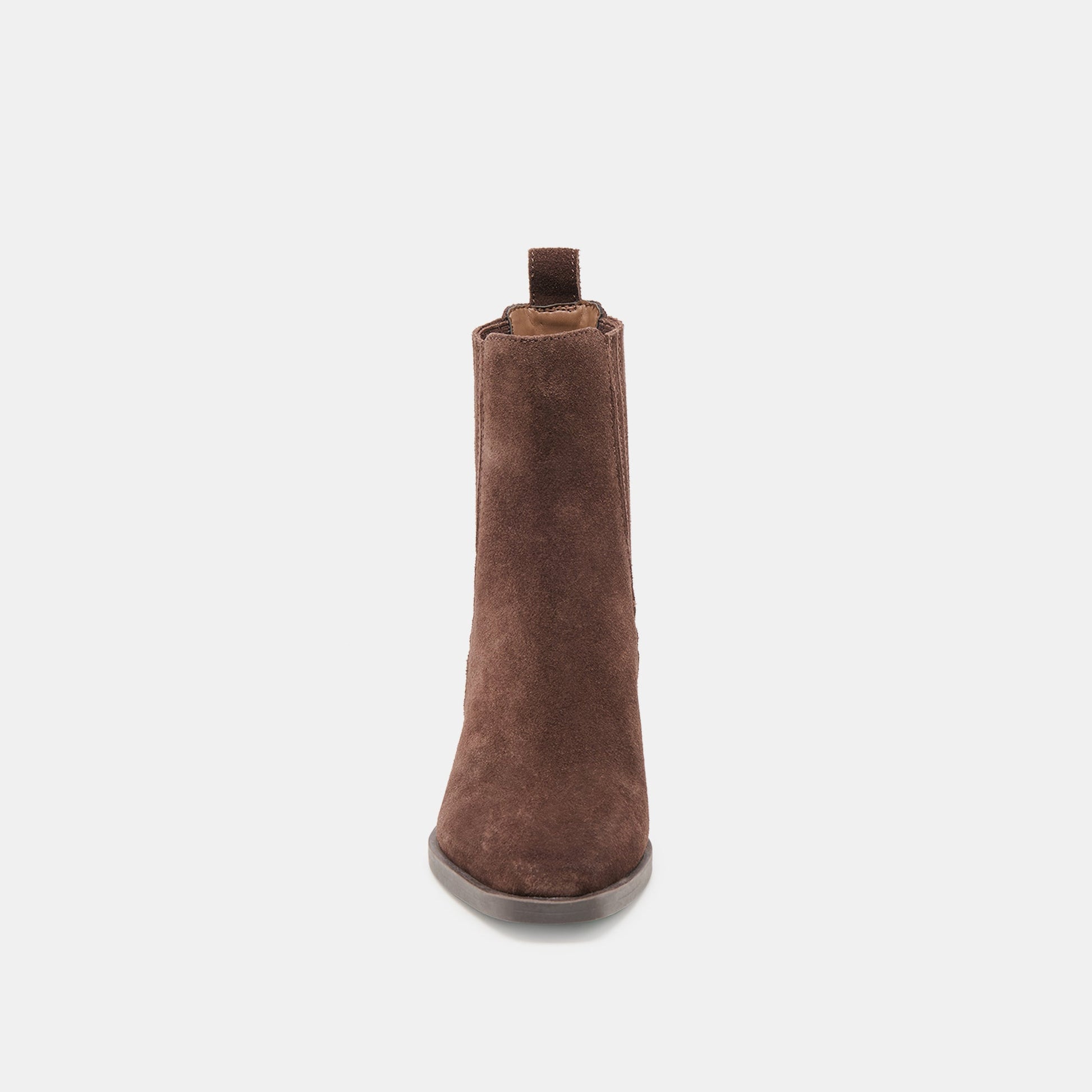 Faint H2O Waterproof Dk Brown Suede Booties - Dolce Vita