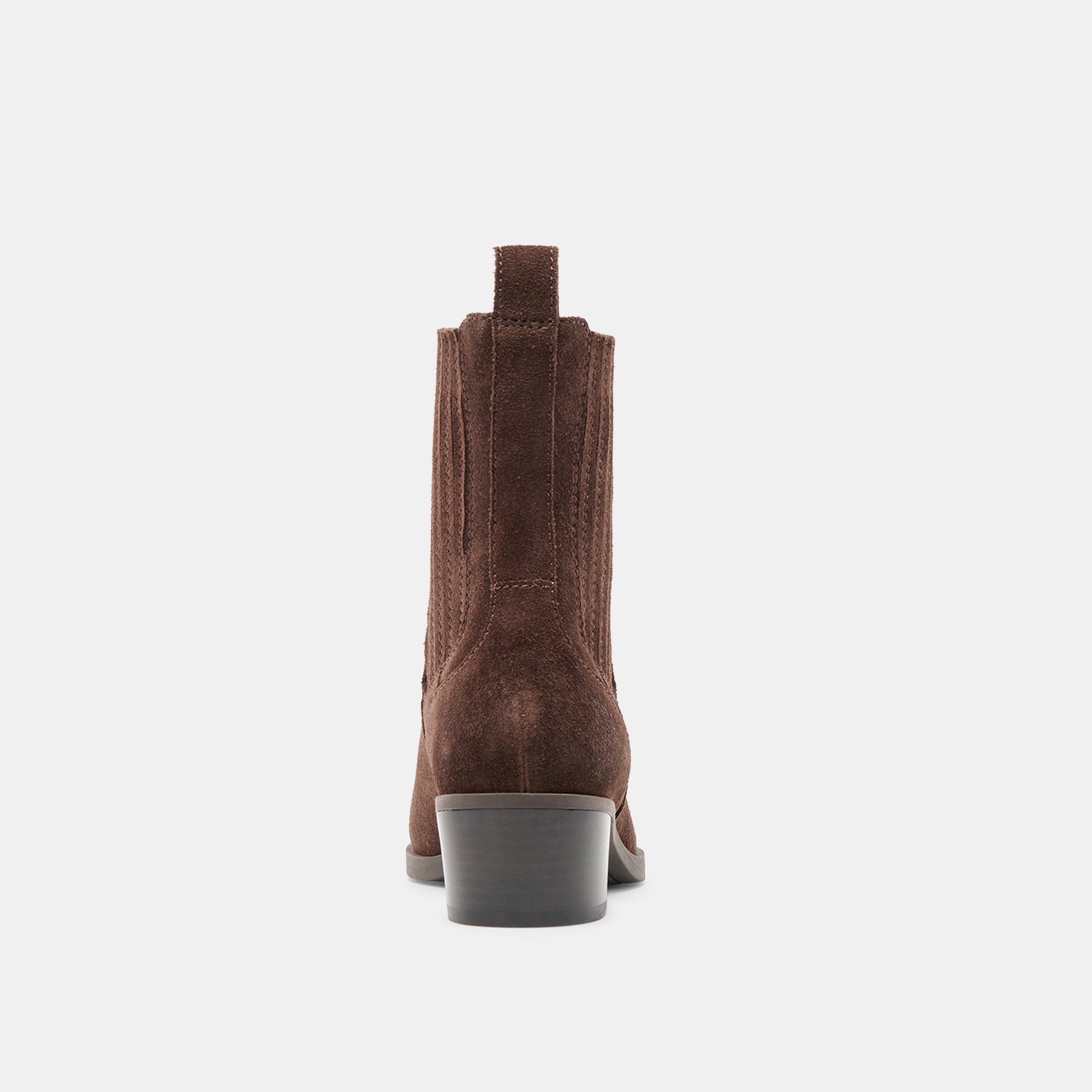 Faint H2O Waterproof Dk Brown Suede Booties - Dolce Vita