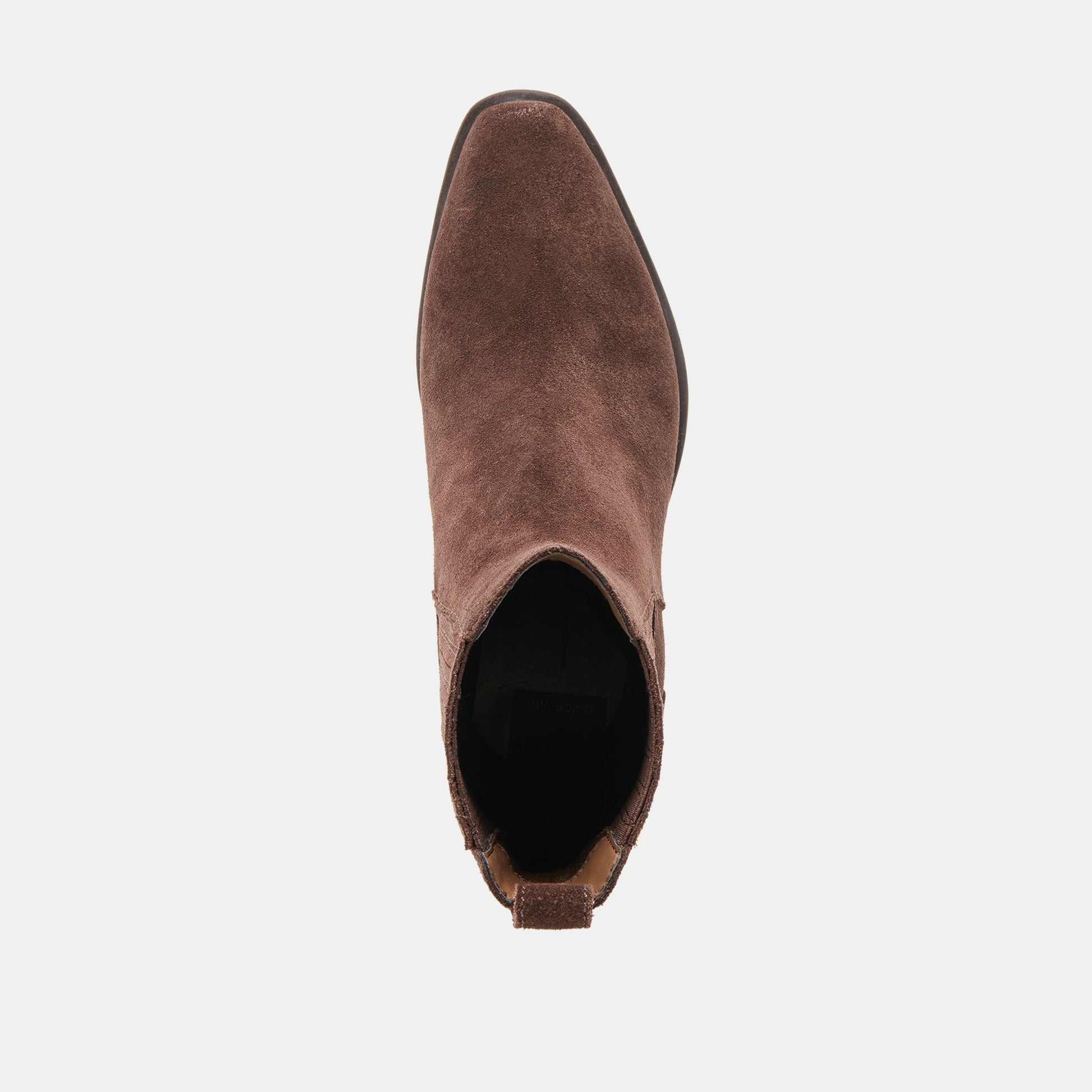 Faint H2O Waterproof Dk Brown Suede Booties - Dolce Vita