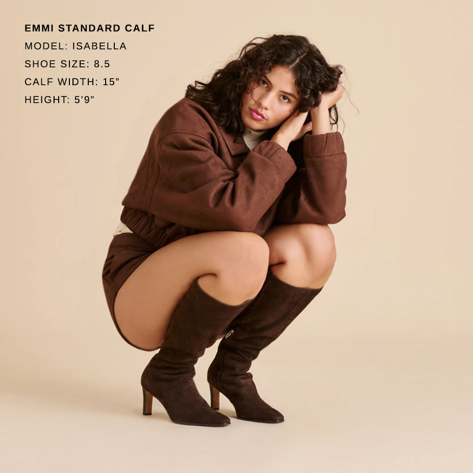 Emmi Dk Brown Suede Boots - Dolce Vita