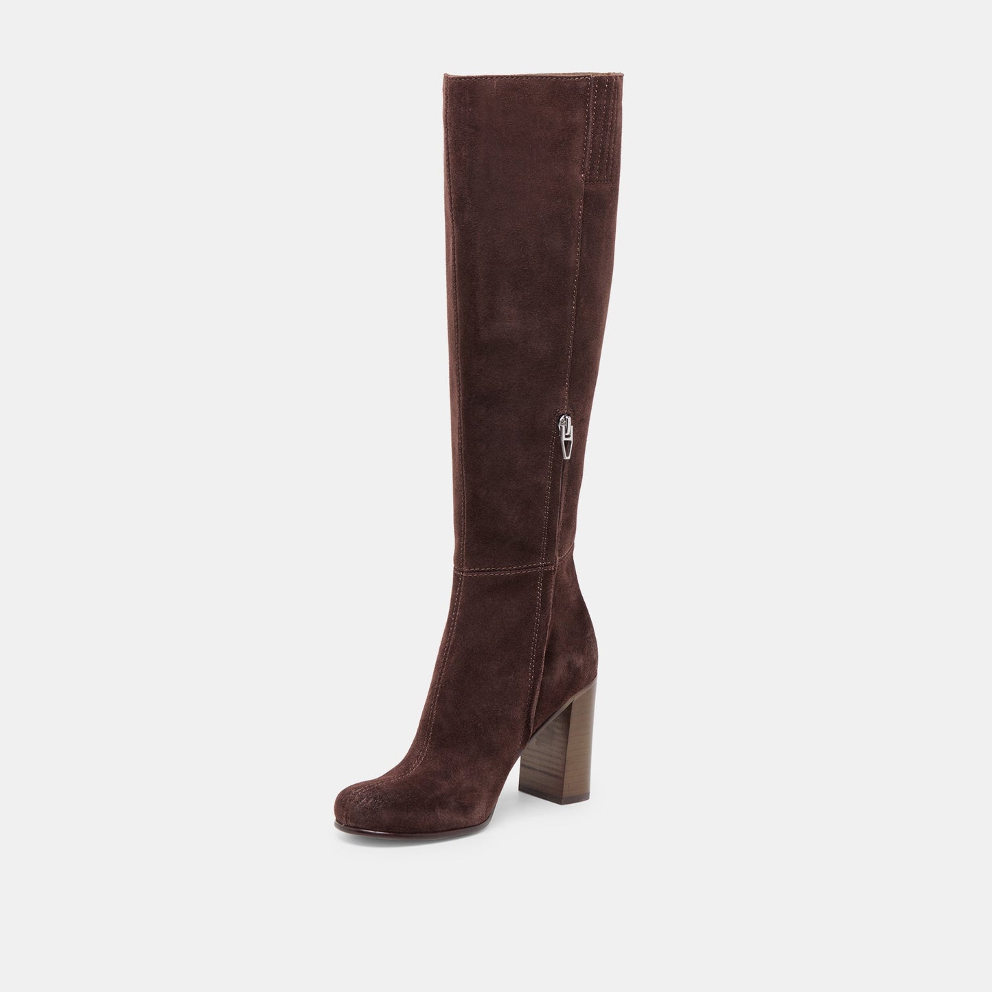 Hudsin Mahogany Suede Boots - Dolce Vita