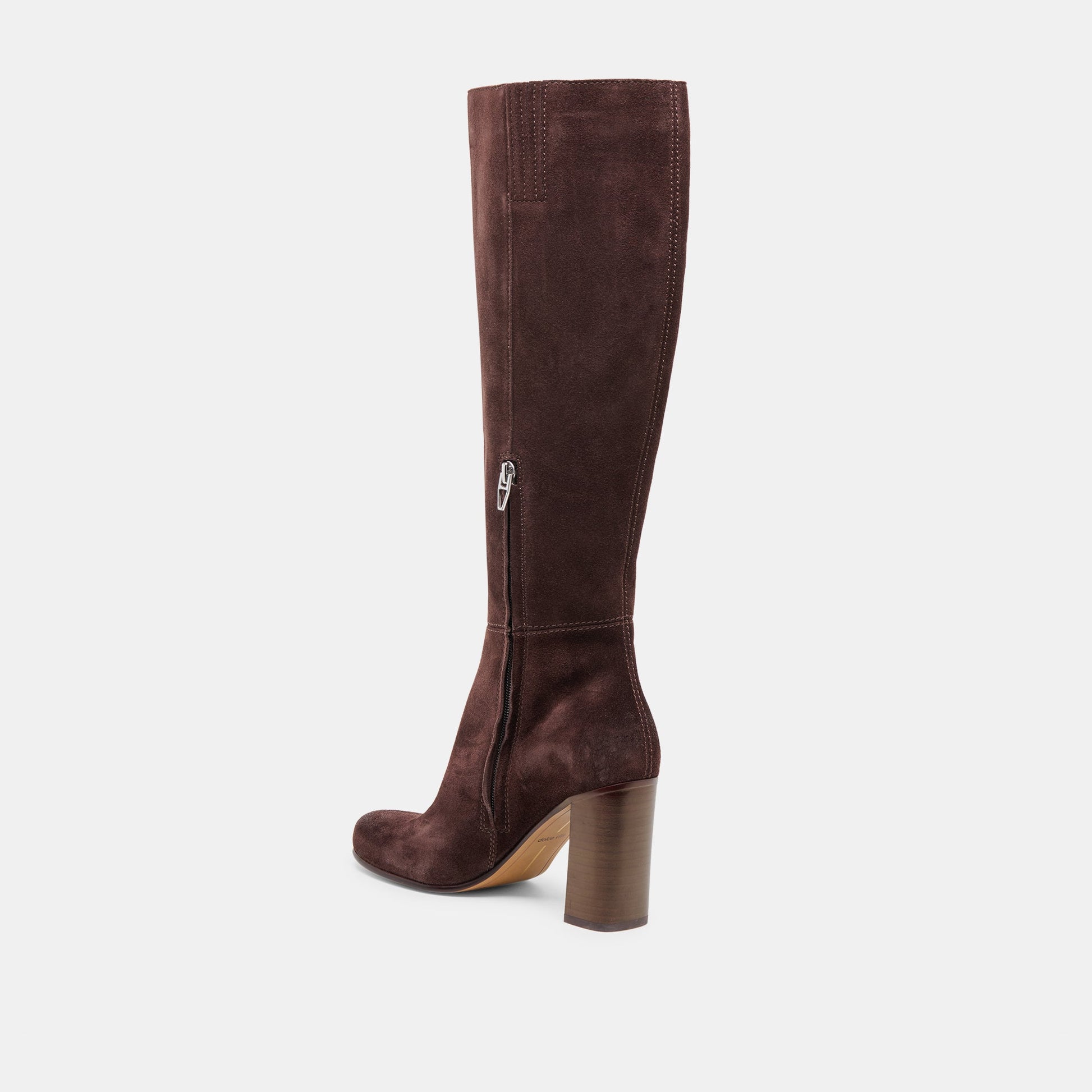 Hudsin Mahogany Suede Boots - Dolce Vita