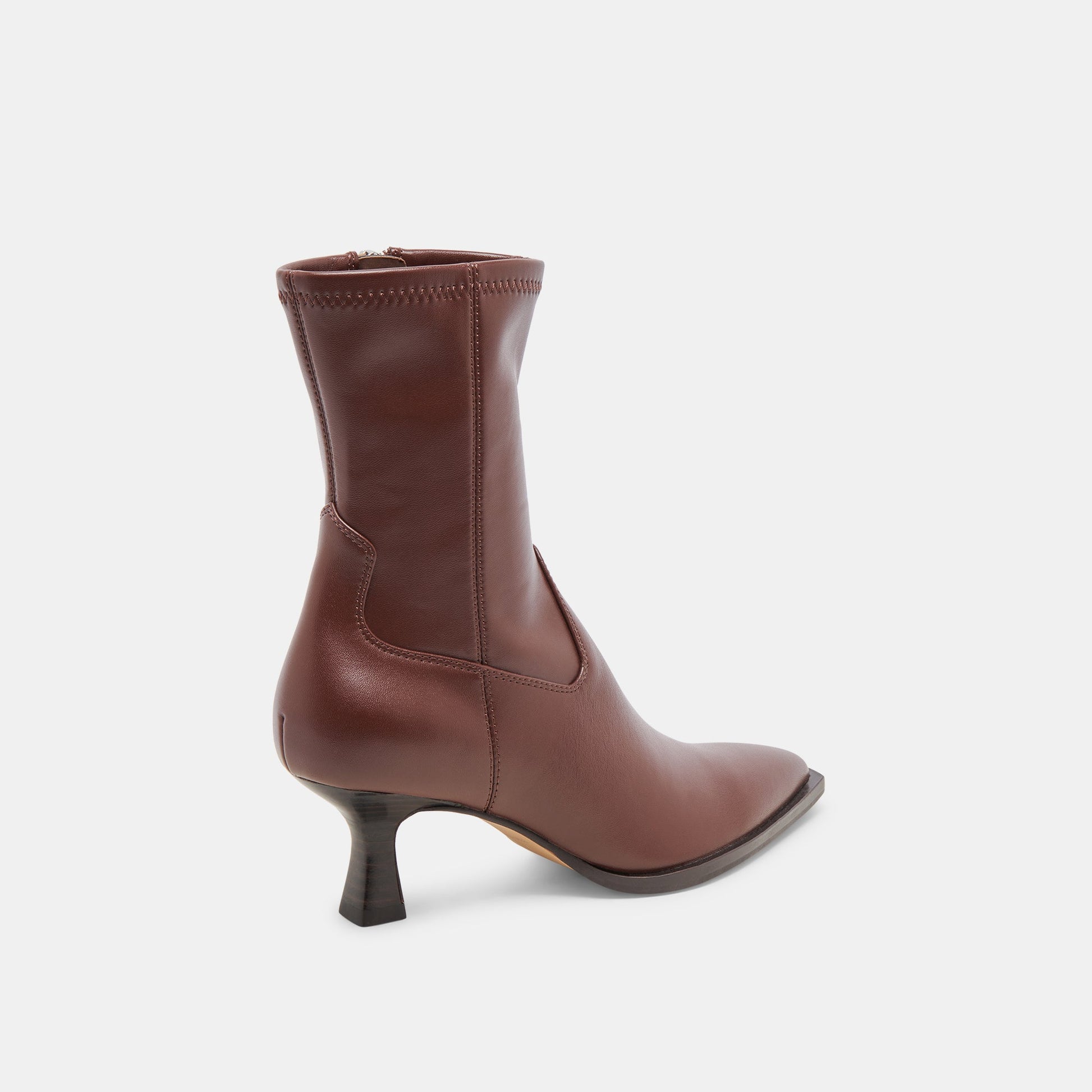 ARYA WIDE CALF BOOTS CHOCOLATE LEATHER - Dolce Vita