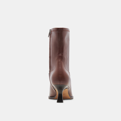 ARYA WIDE CALF BOOTS CHOCOLATE LEATHER - Dolce Vita