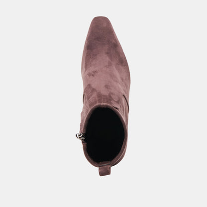 Linzey Cedar Stella Suede Booties - Dolce Vita