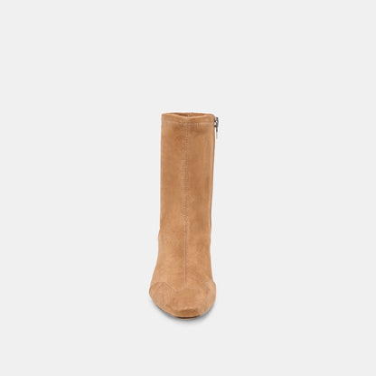 Anika Lt Brown Stella Suede Boots - Dolce Vita
