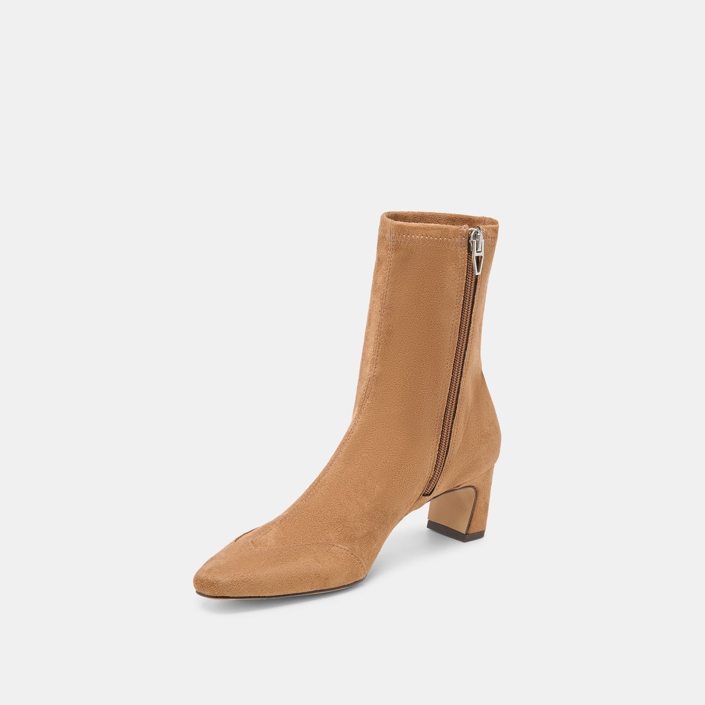 Anika Lt Brown Stella Suede Boots - Dolce Vita