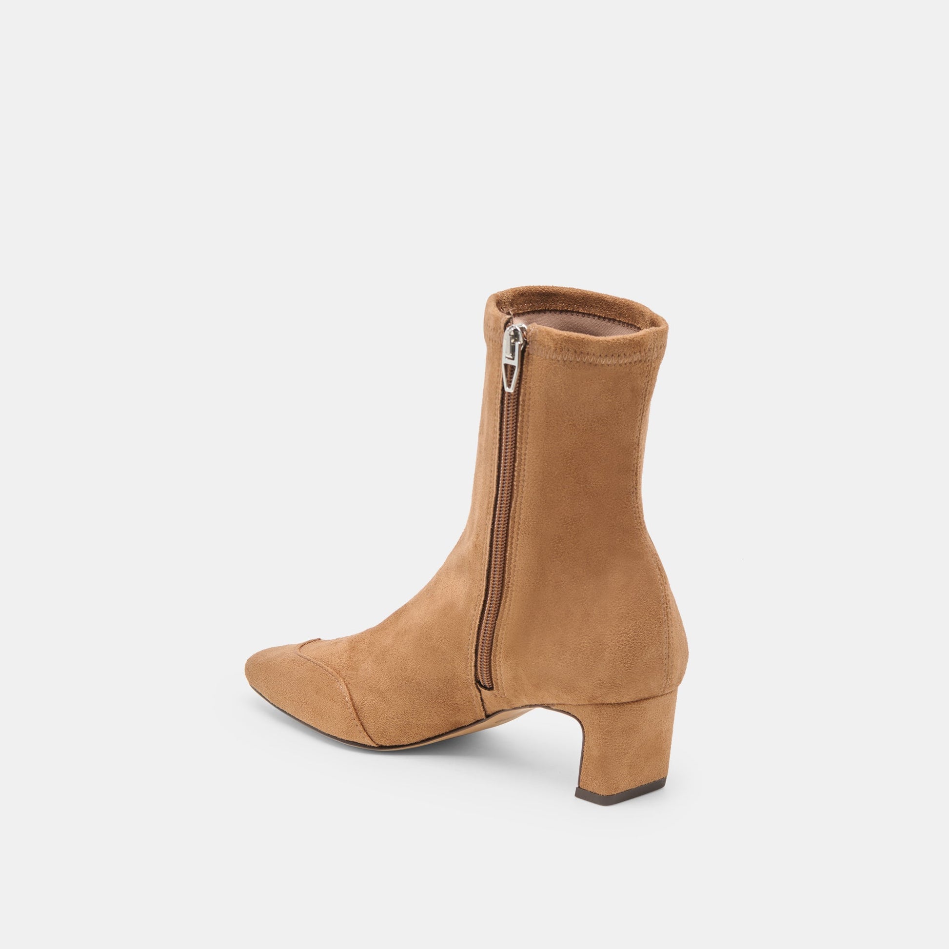 Anika Lt Brown Stella Suede Boots - Dolce Vita