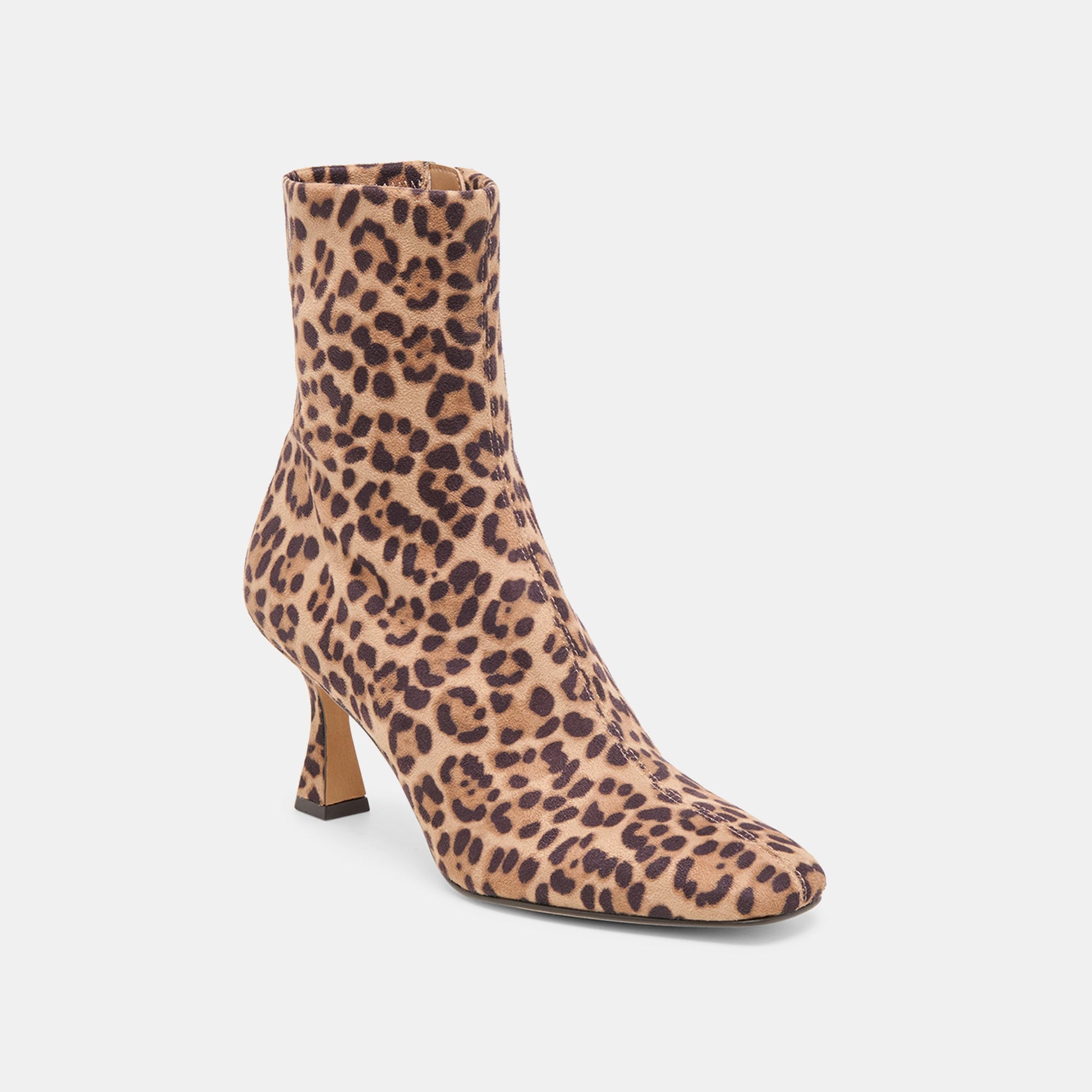 Glamor Dk Leopard Stella Suede Boots - Dolce Vita