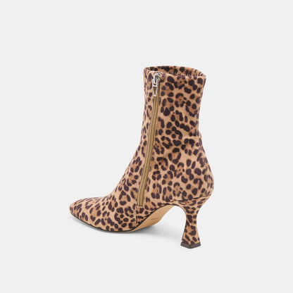 Glamor Dk Leopard Stella Suede Boots - Dolce Vita