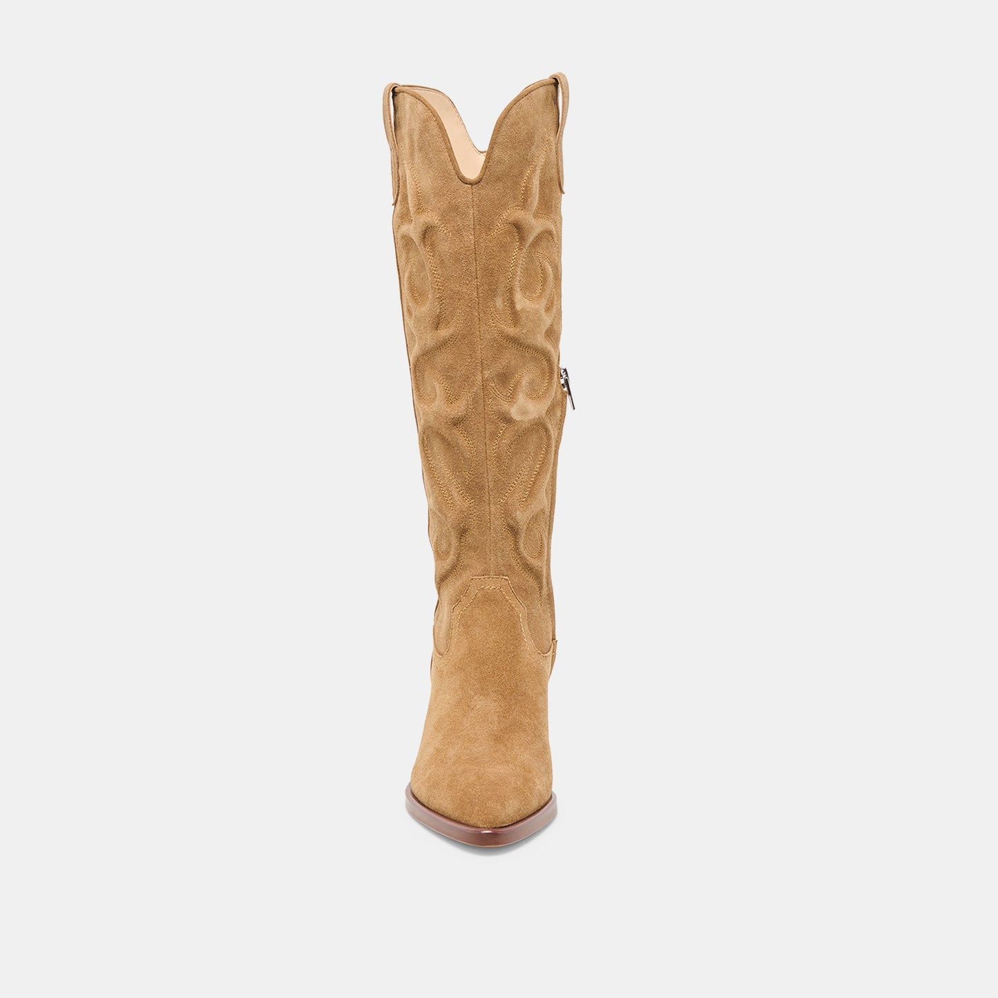 Mirla Lt Brown Suede Boots - Dolce Vita