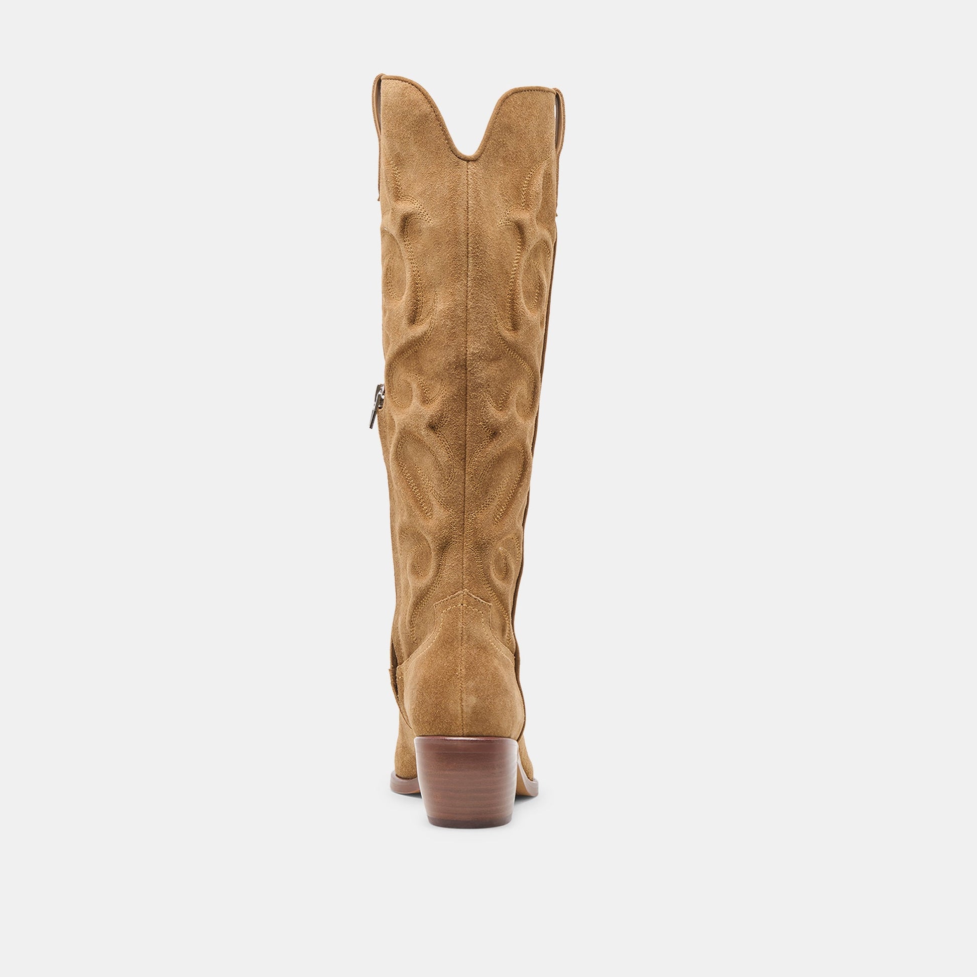 Mirla Lt Brown Suede Boots - Dolce Vita