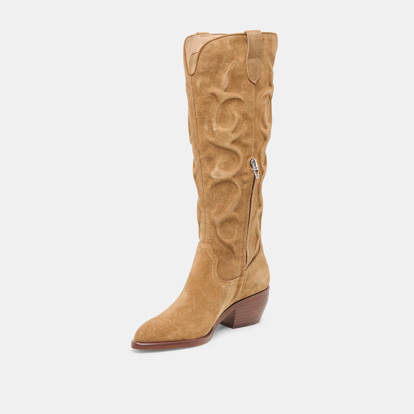 Mirla Lt Brown Suede Boots - Dolce Vita