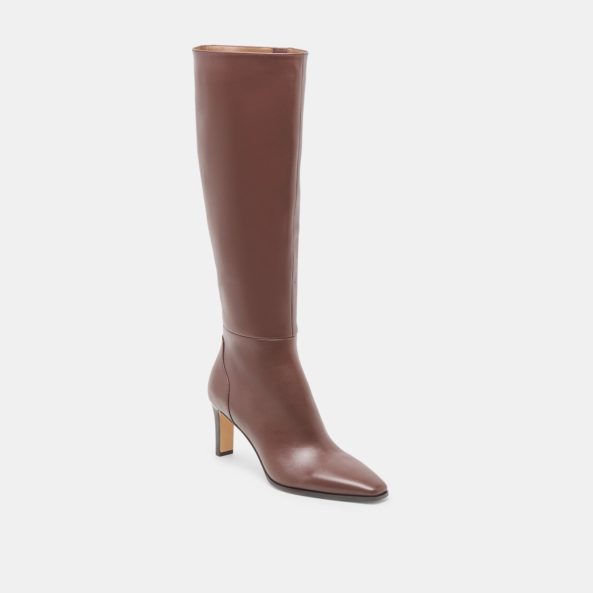 Emmi Chocolate Leather Boots - Dolce Vita