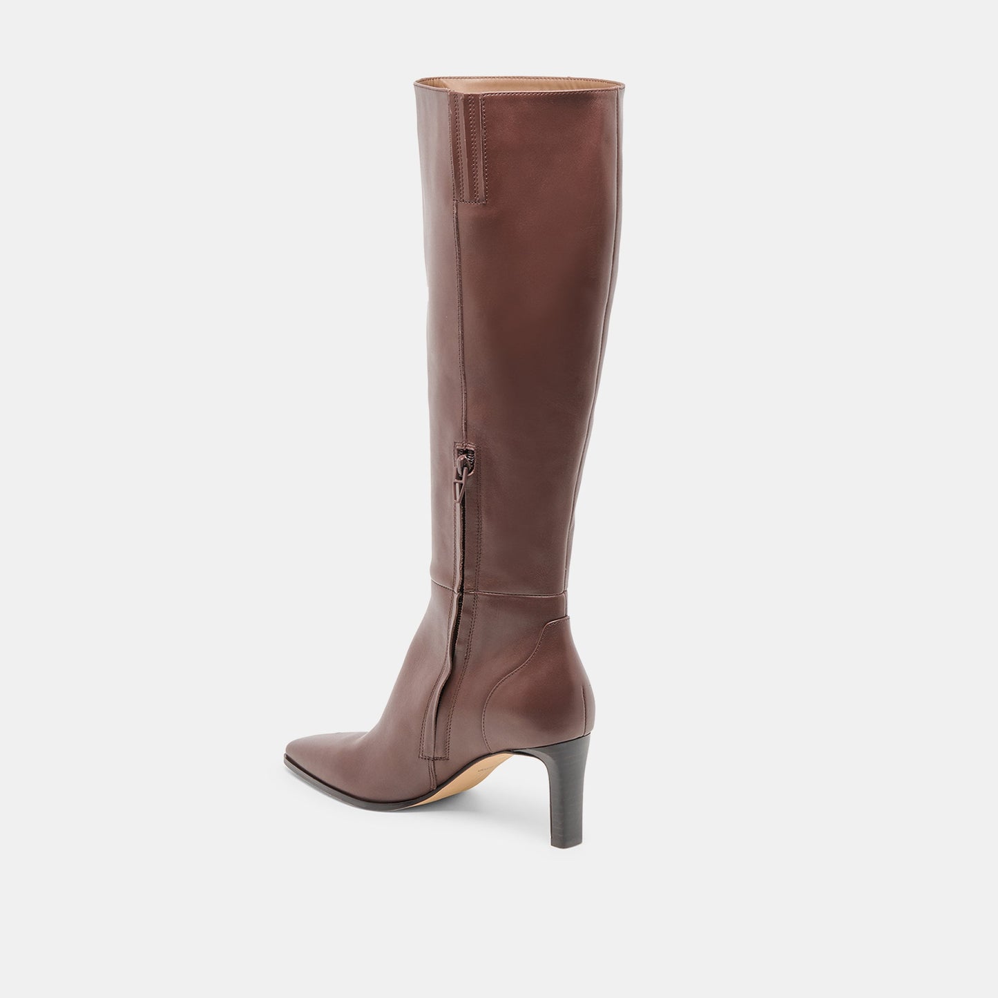 Emmi Chocolate Leather Boots - Dolce Vita